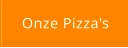Onze Pizza's