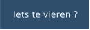 Iets te vieren ?