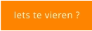 Iets te vieren ?
